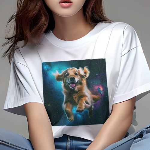 Tシャツ レディース 犬ファン 半袖 