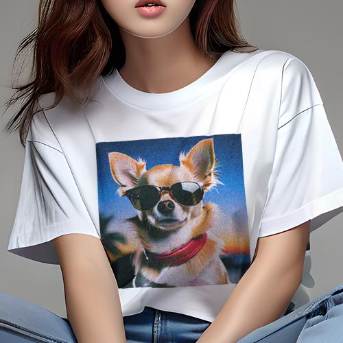 Tシャツ レディース 犬ファン 半袖 