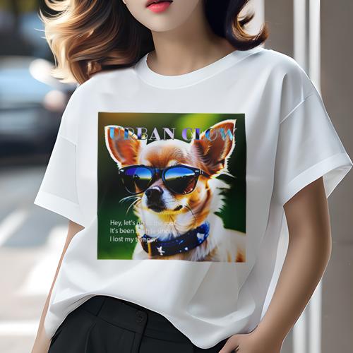 Tシャツ レディース 犬ファン 半袖 