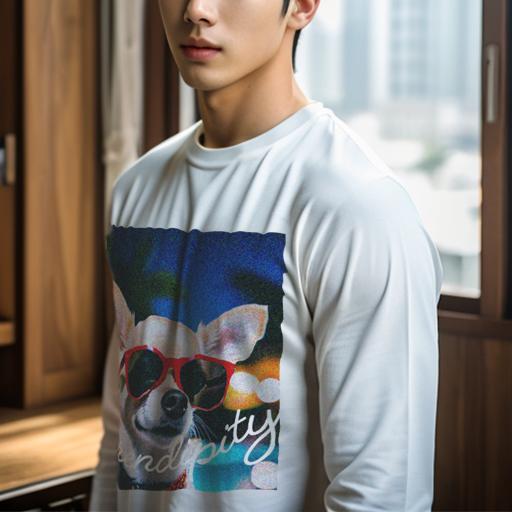 長袖Tシャツ 人間用 メンズ 秋春夏 