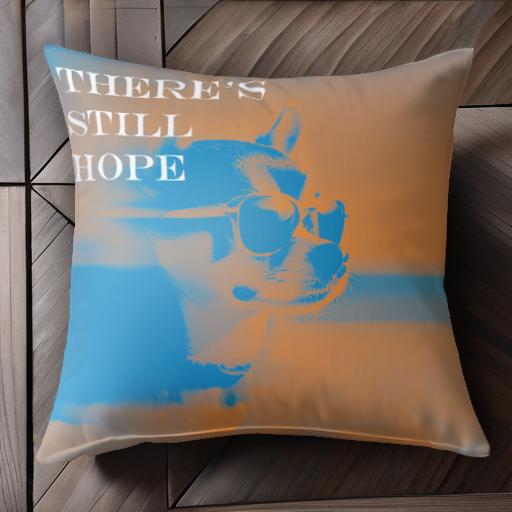 サングラス その他 希望 犬 クッションカバー 45×45cm アニマル柄 おしゃれ 可愛い クッション本体付き..