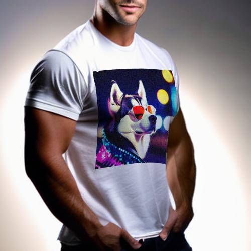 Tシャツ メンズ キッズ 犬ファン 半袖 春夏 プリント カジュアル かわいい 人間用 フィットネス サングラス ハスキー 夜景 ネオン ファッション Tシャツ メンズ キッズ 犬ファン 半袖 春夏 プリント カジュアル かわいい 人間用 フィットネス サングラス ハスキー 夜景 ネオン ファッション