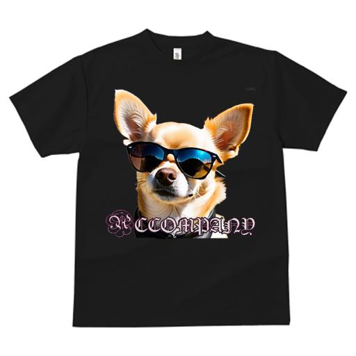Tシャツ レディース 犬ファン 半袖 春夏 プリント カジュアル かわいい 人間用 フィットネス サングラス チワワ テキスト ガングロ