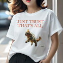 Tシャツ レディース 犬ファン 半袖 春夏 プリント カジュアル かわいい 人間用 フィットネス 猫 その他 信じる シンプル お洒落