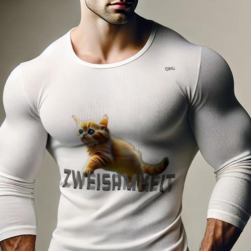 長袖Tシャツ 人間用 メンズ 秋春夏 プリント レジャー アウトドア カジュアル かわいい 猫 ドイツ語の..