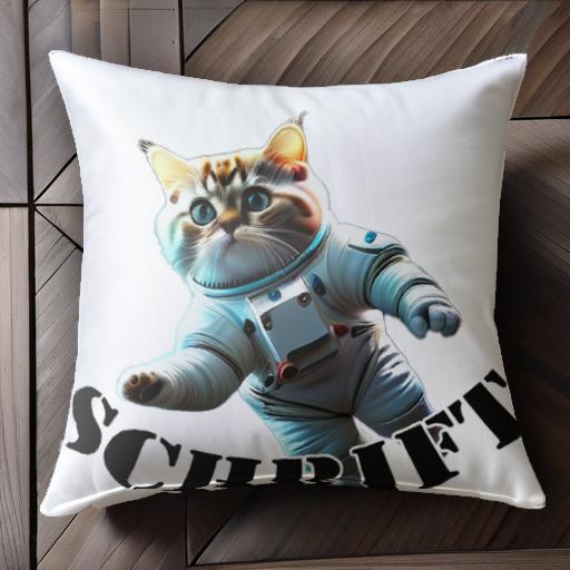 猫 宇宙服 カワイイ おしゃれ デザイン クッションカバー 45×45cm アニマル柄 可愛い クッション本体付き 正方形 猫 宇宙服 カワイイ おしゃれ デザイン クッションカバー 45×45cm アニマル柄 可愛い クッション本体付き 正方形