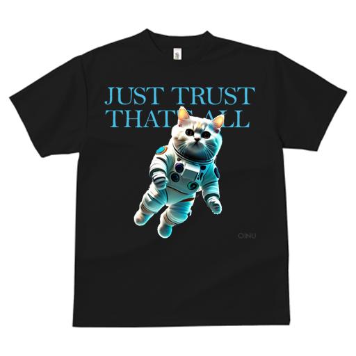 Tシャツ レディース 犬ファン 半袖 春夏 プリント カジュアル かわいい 人間用 フィットネス 宇宙服 猫 JUST TRUST THAT'S