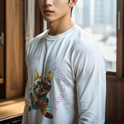 長袖Tシャツ 人間用 メンズ 秋春夏 プリント レジャー アウトドア カジュアル かわいい 猫 その他 宇宙服 可愛い カラフル メッセージ 長袖Tシャツ 人間用 メンズ 秋春夏 プリント レジャー アウトドア カジュアル かわいい 猫 その他 宇宙服 可愛い カラフル メッセージ