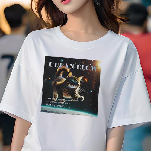 Tシャツ レディース 犬ファン 半袖 春夏 プリント カジュアル かわいい 人間用 フィットネス 宇宙 その他 猫 星 テキスト