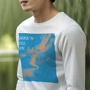 長袖Tシャツ 人間用 メンズ 秋春夏 プリント レジャー アウトドア カジュアル かわいい 希望 希望がある 猫 夢 空想