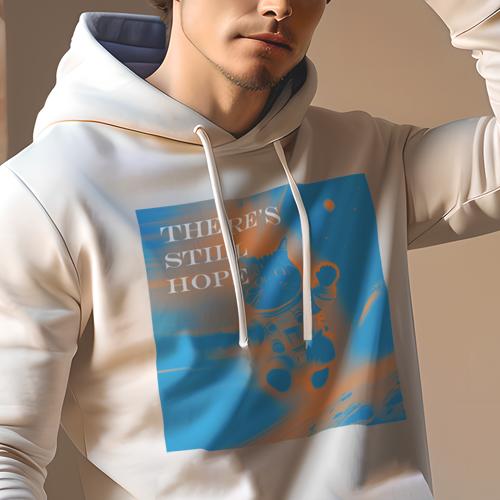 楽天フロントップ楽天市場店パーカー メンズ 秋春夏 プリント フード付き ポケット無し カジュアル かわいい 人間用 猫 宇宙服 惑星 ファンタジー