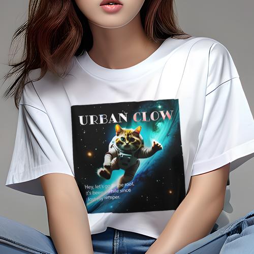 Tシャツ レディース 犬ファン 半袖 春夏 プリント カジュアル かわいい 人間用 フィットネス 宇宙 猫 スペーススーツ 星 惑星 Tシャツ レディース 犬ファン 半袖 春夏 プリント カジュアル かわいい 人間用 フィットネス 宇宙 猫 スペーススーツ 星 惑星