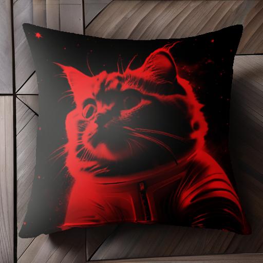 猫 宇宙 赤色 クッションカバー 45×45cm アニマル柄 おしゃれ 可愛い クッション本体付き 正方形 猫 宇宙 赤色 クッションカバー 45×45cm アニマル柄 おしゃれ 可愛い クッション本体付き 正方形