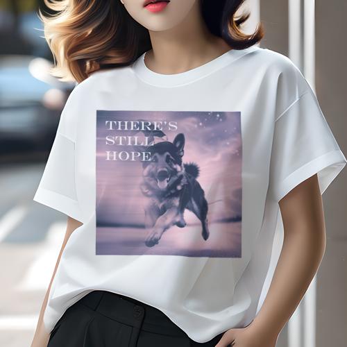 Tシャツ レディース 犬ファン 半袖 春夏 プリント カジュアル かわいい 人間用 フィットネス 希望 ジャーマンシェパード 夜 星 犬 自然 Tシャツ レディース 犬ファン 半袖 春夏 プリント カジュアル かわいい 人間用 フィットネス 希望 ジャーマンシェパード 夜 星 犬 自然