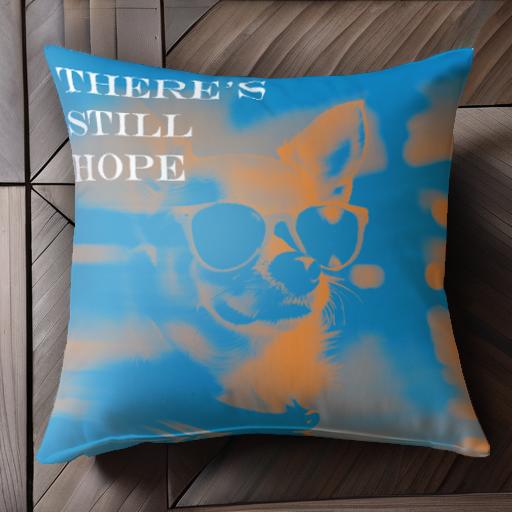 サングラス チワワ 格言 クッションカバー 45×45cm アニマル柄 おしゃれ 可愛い クッション本体付き 正方形