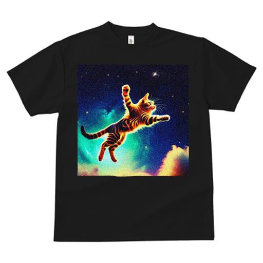 Tシャツ レディース 犬ファン 半袖 春夏 プリント カジュアル かわいい 人間用 フィットネス 猫 宇宙 飛ぶ ファンタジー 星