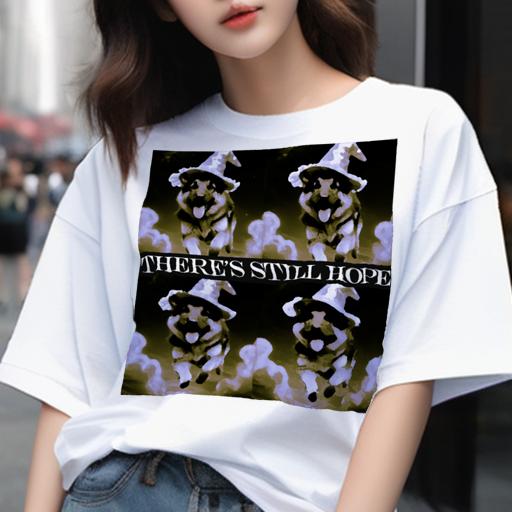 Tシャツ メンズ キッズ 犬ファン 半袖 春夏 プリント カジュアル かわいい 人間用 フィットネス 魔法 希望 魔法使い 帽子