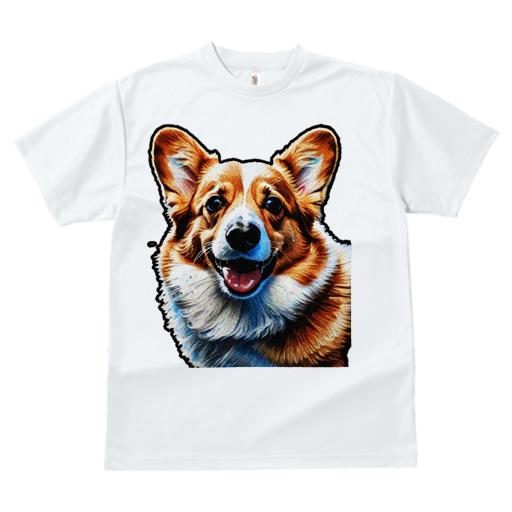 Tシャツ レディース 犬ファン 半袖 春夏 プリント カジュアル かわいい 人間用 フィットネス 笑顔 コーギー 幸福 ペット かわいい