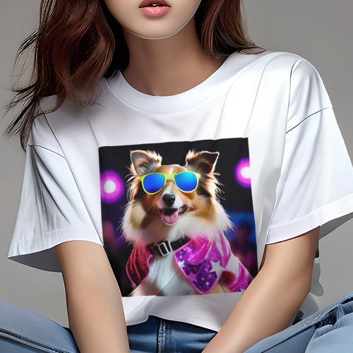 Tシャツ レディース 犬ファン 半袖 春夏 プリント カジュアル かわいい 人間用 フィットネス クッションカバー 45×45cm アニマル柄 おしゃれ 可愛い クッション本体付き Tシャツ レディース 犬ファン 半袖 春夏 プリント カジュアル かわいい 人間用 フィットネス クッションカバー 45×45cm アニマル柄 おしゃれ 可愛い クッション本体付き