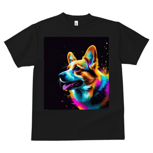 Tシャツ レディース 犬ファン 半袖 春夏 プリント カジュアル かわいい 人間用 フィットネス カラフル コーギー 芸術 デザイン