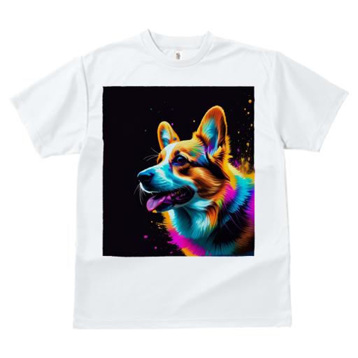 Tシャツ レディース 犬ファン 半袖 春夏 プリント カジュアル かわいい 人間用 フィットネス カラフル コーギー 芸術 デザイン