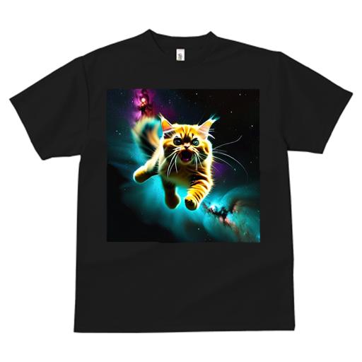 Tシャツ レディース 犬ファン 半袖 春夏 プリント カジュアル かわいい 人間用 フィットネス 宇宙 猫 スペース ギャラクシー 星雲