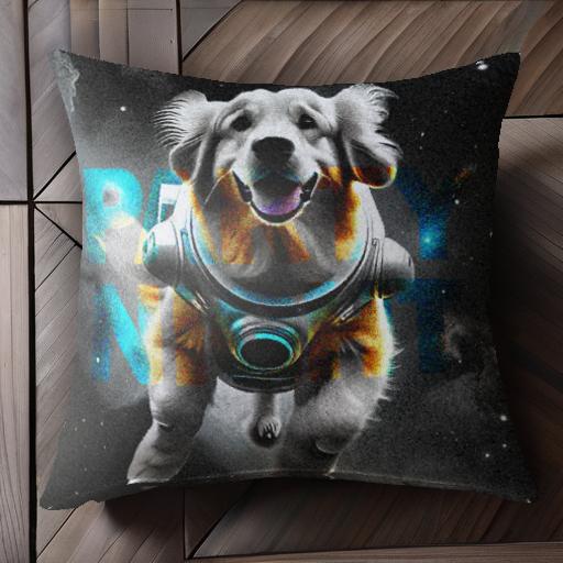 宇宙 ゴールデンレトリバー 宇宙服 クッションカバー 45×45cm アニマル柄 おしゃれ 可愛い クッション本体付き 正方形 宇宙 ゴールデンレトリバー 宇宙服 クッションカバー 45×45cm アニマル柄 おしゃれ 可愛い クッション本体付き 正方形