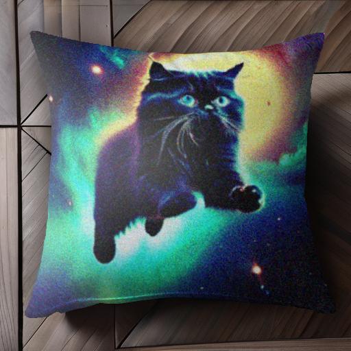 宇宙 猫 スペース 星雲 宇宙猫 クッションカバー 45×45cm アニマル柄 おしゃれ 可愛い クッション本体付き 正方形 宇宙 猫 スペース 星雲 宇宙猫 クッションカバー 45×45cm アニマル柄 おしゃれ 可愛い クッション本体付き 正方形