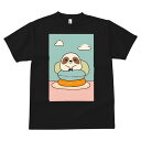 Tシャツ メンズ キッズ 犬ファン 半袖 春夏 プリント カジュアル かわいい 人間用 フィットネス 雲 マカロン スイーツ デザート