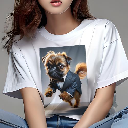 Tシャツ レディース 犬ファン 半袖 春夏 プリント カジュアル かわいい 人間用 フィットネス タキシー..