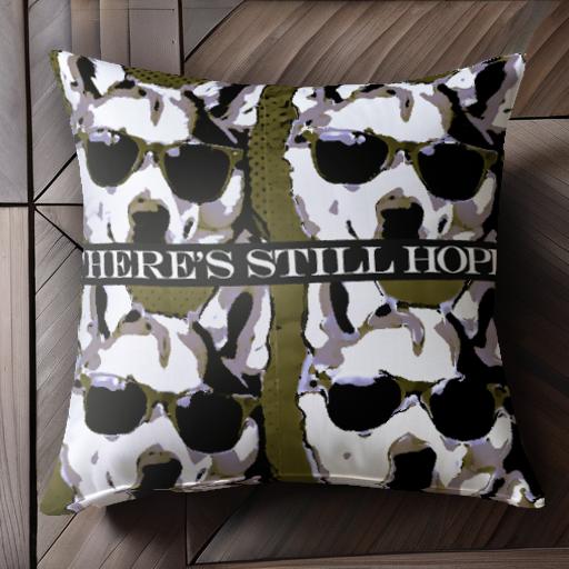 サングラス シベリアンハスキー クッションカバー 45×45cm アニマル柄 おしゃれ 可愛い クッション本体..