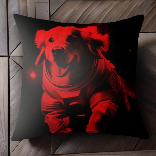 宇宙服 ゴールデンレトリバー 宇宙 クッションカバー 45×45cm アニマル柄 おしゃれ 可愛い クッション..