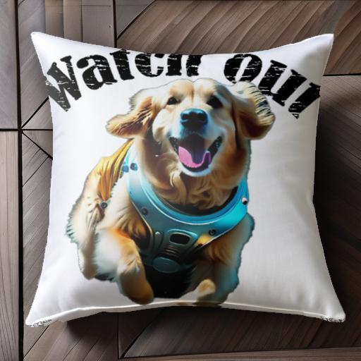 Tシャツ ゴールデンレトリバー ファッション カジュアル トレンド クッションカバー 45×45cm アニマル..