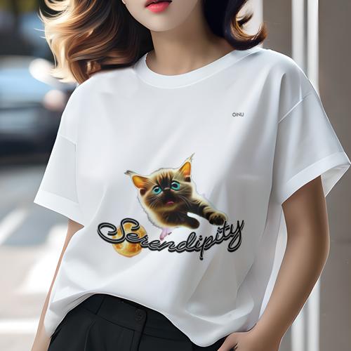 Tシャツ レディース 犬ファン 半袖 春夏 プリント カジュアル かわいい 人間用 フィットネス 猫 Tシャツ レディース 犬ファン 半袖 春夏 プリント カジュアル かわいい 人間用 フィットネス 猫
