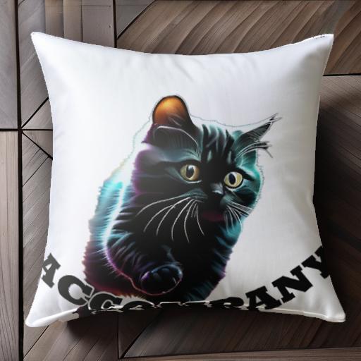 Tシャツ クッションカバー 45×45cm アニマル柄 おしゃれ 可愛い クッション本体付き 正方形