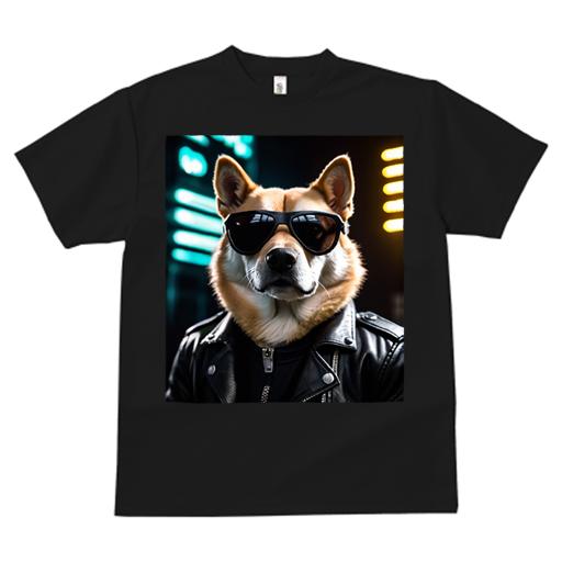 Tシャツ レディース 犬ファン 半袖 春夏 プリント カジュアル かわいい 人間用 フィットネス サングラス 柴犬 革ジャン ファッション