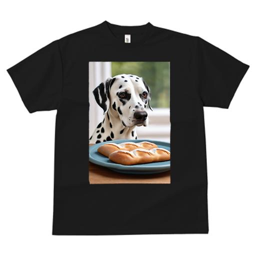 Tシャツ メンズ キッズ 犬ファン 半袖 春夏 プリント カジュアル かわいい 人間用 フィットネス パン ダルメシアン 皿 Tシャツ メンズ キッズ 犬ファン 半袖 春夏 プリント カジュアル かわいい 人間用 フィットネス パン ダルメシアン 皿