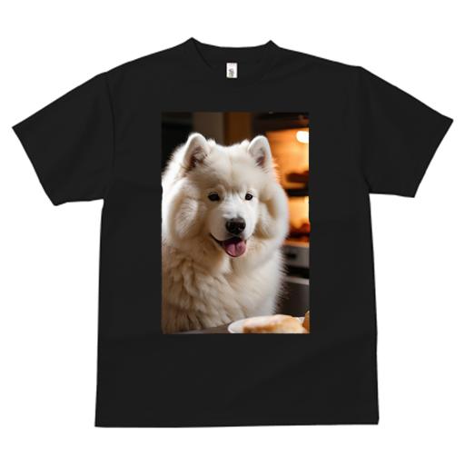 Tシャツ レディース 犬ファン 半袖 春夏 プリント カジュアル かわいい 人間用 フィットネス サモエド