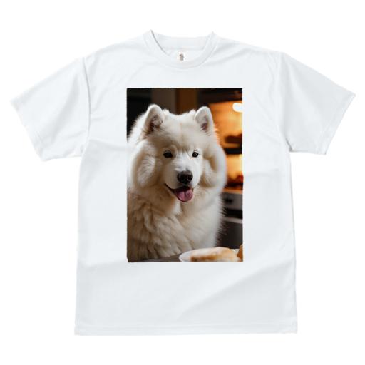 Tシャツ レディース 犬ファン 半袖 春夏 プリント カジュアル かわいい 人間用 フィットネス サモエド