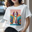 Tシャツ レディース 犬ファン 半袖 春夏 プリント カジュアル かわいい 人間用 フィットネス 山 ブラッドハウンド 植物 風景 3,900円