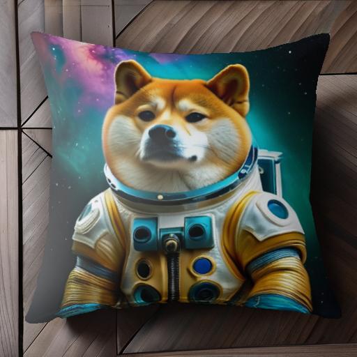 宇宙服 柴犬 宇宙 クッションカバー 45×45cm アニマル柄 おしゃれ 可愛い クッション本体付き 正方形 宇宙服 柴犬 宇宙 クッションカバー 45×45cm アニマル柄 おしゃれ 可愛い クッション本体付き 正方形