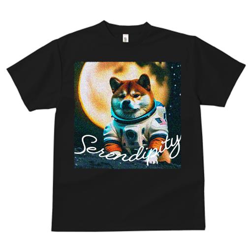 Tシャツ レディース 犬ファン 半袖 春夏 プリント カジュアル かわいい 人間用 フィットネス 宇宙 柴犬 月 星 スペーススーツ