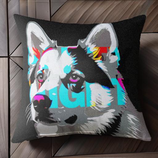 ジャーマンシェパードドッグ クッションカバー 45×45cm アニマル柄 おしゃれ 可愛い クッション本体付..