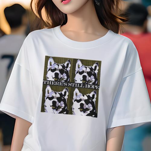 Tシャツ レディース 犬ファン 半袖 春夏 プリント カジュアル かわいい 人間用 フィットネス サングラス 柴犬