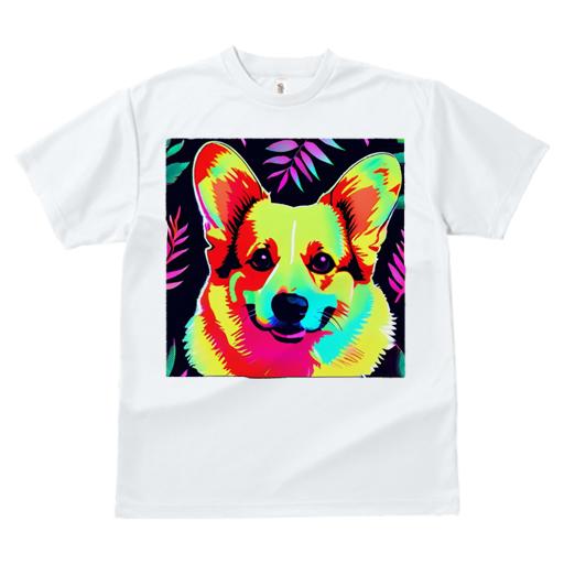 Tシャツ レディース 犬ファン 半袖 春夏 プリント カジュアル かわいい 人間用 フィットネス 植物 コーギー 葉