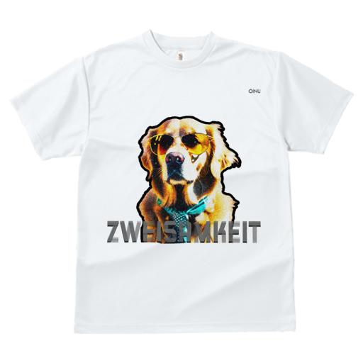 Tシャツ レディース 犬ファン 半袖 春夏 プリント カジュアル かわいい 人間用 フィットネス サングラス ゴールデンレトリバー ネクタイ