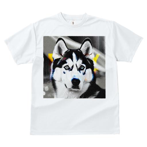 Tシャツ レディース 犬ファン 半袖 春夏 プリント カジュアル かわいい 人間用 フィットネス シベリアンハスキー