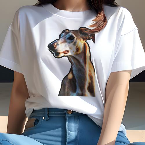 Tシャツ レディース 犬ファン 半袖 春夏 プリント カジュアル かわいい 人間用 フィットネス ウィペット