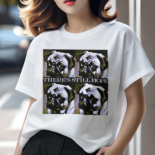 Tシャツ レディース 犬ファン 半袖 春夏 プリント カジュアル かわいい 人間用 フィットネス パグ