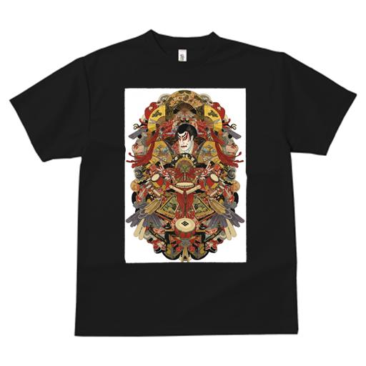 Tシャツ メンズ キッズ 犬ファン 半袖 春夏 プリント カジュアル かわいい 人間用 派手 個性的 歌舞伎 ..